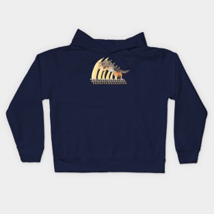 Coyote Totem Animal Kids Hoodie